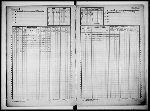 matrice cadastrale des propriétés non bâties, 1913-1960, 2e vol. (folios 497-990)