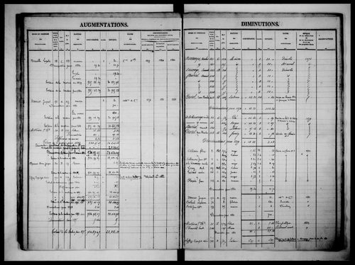 matrice cadastrale des propriétés foncières (bâties et non bâties)