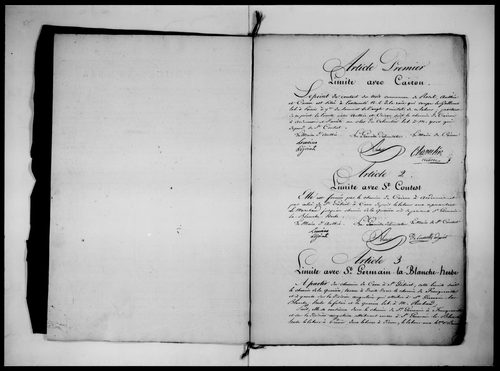 Procès-verbal de délimitation du territoire