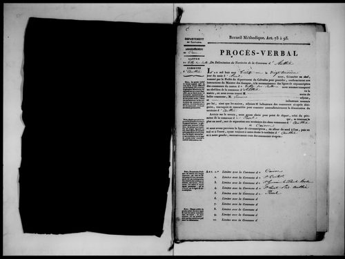 Procès-verbal de délimitation du territoire