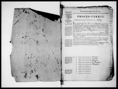 Procès-verbal de délimitation du territoire