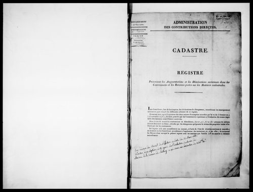 matrice cadastrale des propriétés foncières (bâties et non bâties)