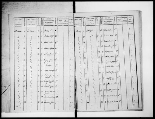 état de section (1810)