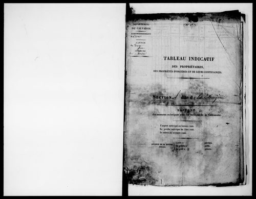 état de section (1827)