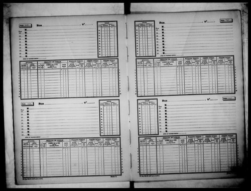 matrice cadastrale des propriétés non bâties, 1913-1971, 2e vol. (folios 1001-2000)