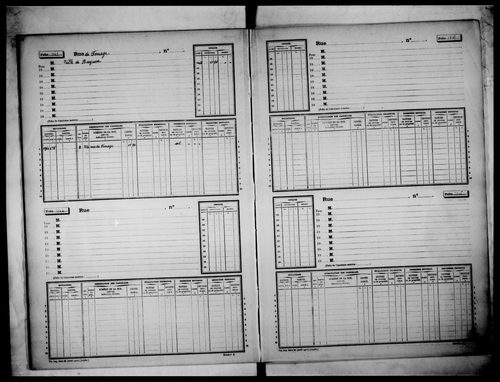 matrice cadastrale des propriétés non bâties, 1913-1971, 2e vol. (folios 1001-2000)
