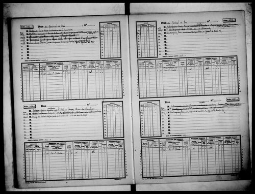matrice cadastrale des propriétés non bâties, 1913-1971, 2e vol. (folios 1001-2000)