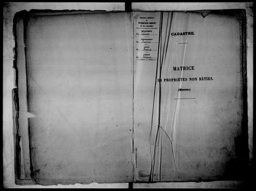 Table alphabétique des propriétaires (propriétés non bâties)