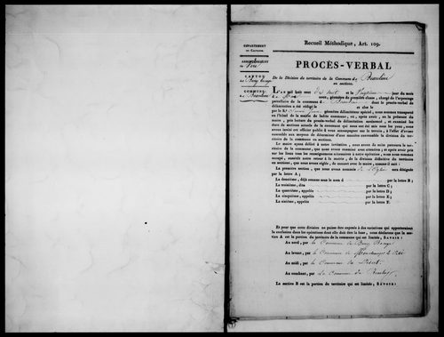Procès-verbal de délimitation du territoire