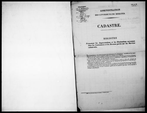 matrice cadastrale des propriétés foncières (bâties et non bâties)