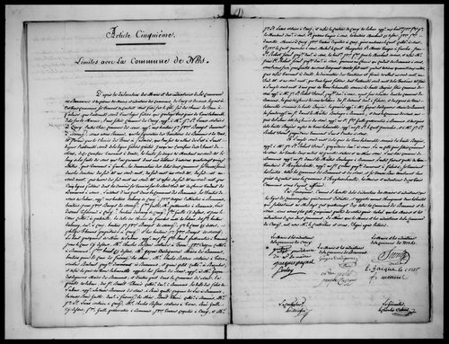 Procès-verbal de délimitation du territoire