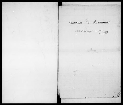 état de section