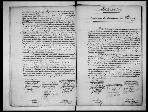 Procès-verbal de délimitation du territoire