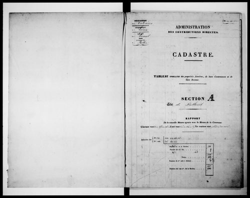 état de section