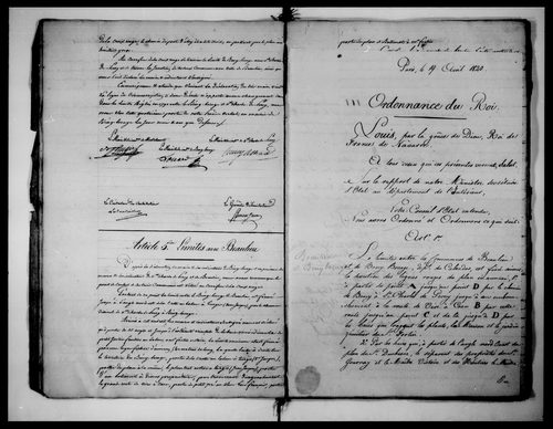Procès-verbal de délimitation du territoire