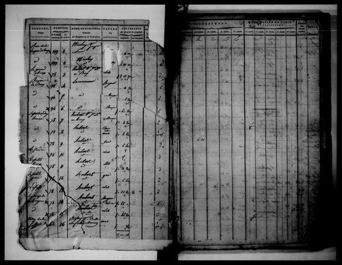 état de section (1823)