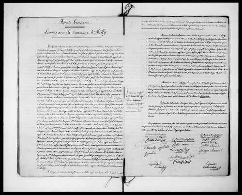 Procès-verbal de délimitation du territoire