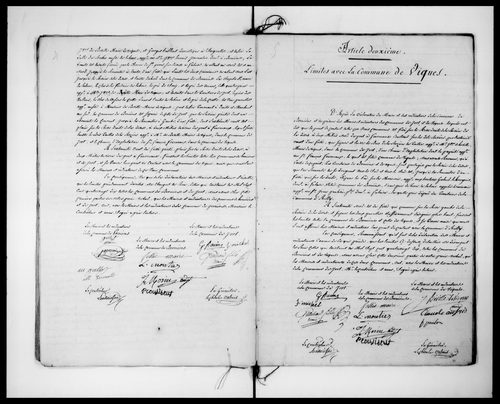 Procès-verbal de délimitation du territoire