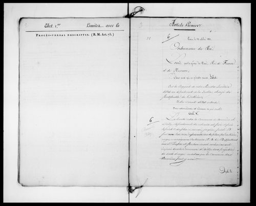 Procès-verbal de délimitation du territoire