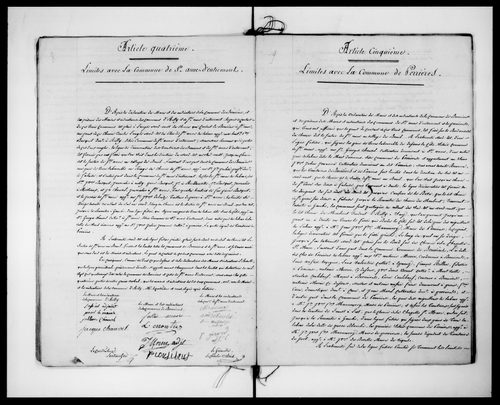 Procès-verbal de délimitation du territoire