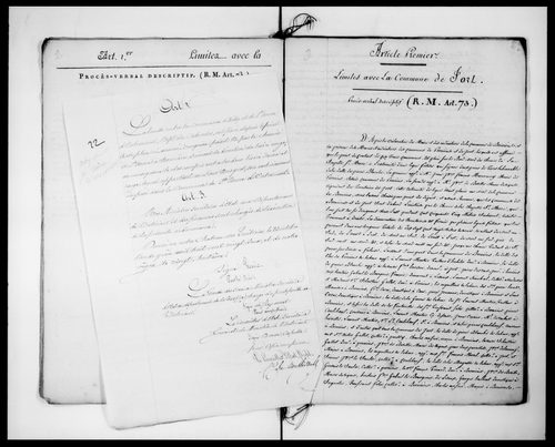 Procès-verbal de délimitation du territoire