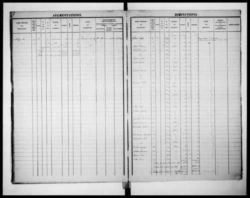 matrice cadastrale des propriétés foncières (bâties et non bâties)
