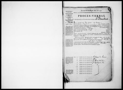 Procès-verbal de délimitation du territoire