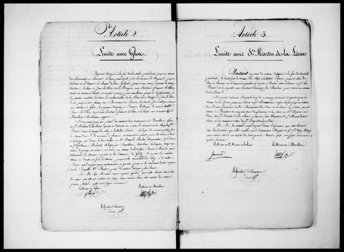 Procès-verbal de délimitation du territoire