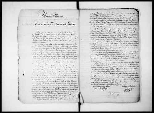 Procès-verbal de délimitation du territoire