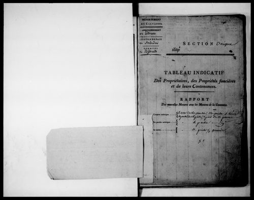 état de section (1812)