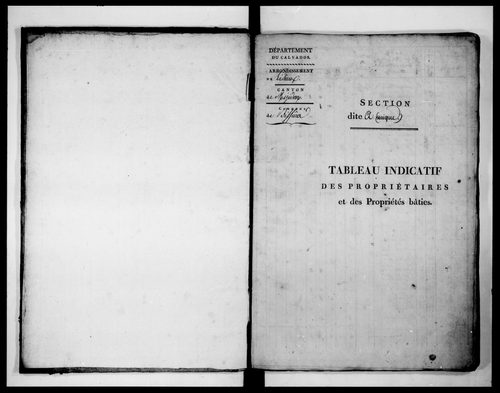 état de section (1812)