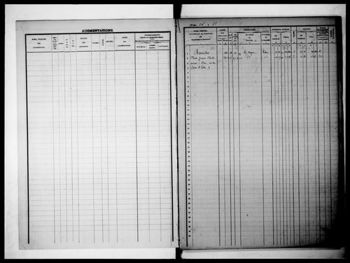 matrice cadastrale des propriétés foncières (bâties et non bâties), 1822-1913, 2e vol. (folios 216-267)
