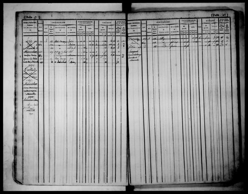 matrice cadastrale des propriétés foncières (bâties et non bâties), 1822-1913, 1er vol. (folios 1-215)