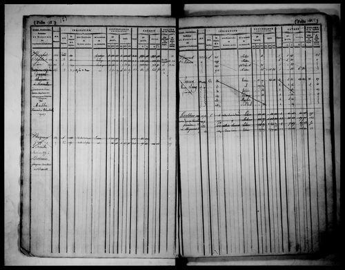 matrice cadastrale des propriétés foncières (bâties et non bâties), 1822-1913, 1er vol. (folios 1-215)