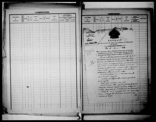 matrice cadastrale des propriétés foncières (bâties et non bâties), 1822-1913, 2e vol. (folios 216-267)