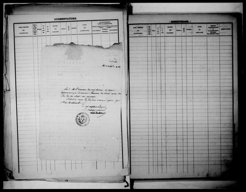 matrice cadastrale des propriétés foncières (bâties et non bâties), 1822-1913, 2e vol. (folios 216-267)