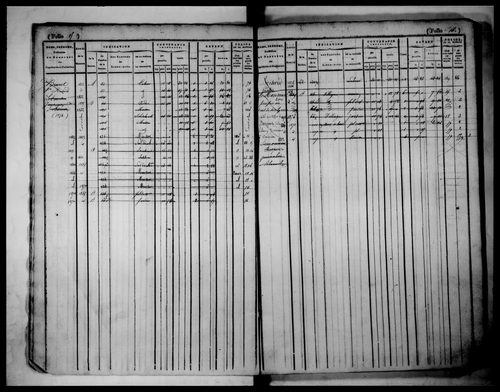 matrice cadastrale des propriétés foncières (bâties et non bâties), 1822-1913, 1er vol. (folios 1-215)