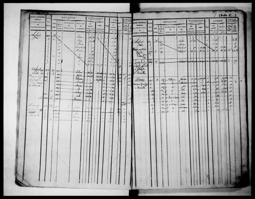 matrice cadastrale des propriétés foncières (bâties et non bâties), 1822-1913, 1er vol. (folios 1-215)