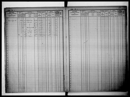 matrice cadastrale des propriétés foncières (bâties et non bâties), 1822-1913, 2e vol. (folios 216-267)