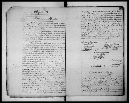 Procès-verbal de délimitation du territoire