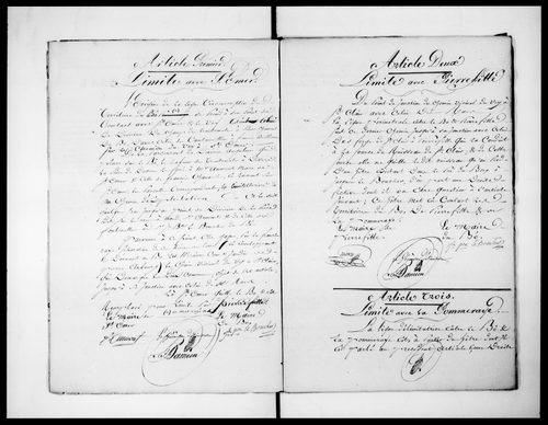 Procès-verbal de délimitation du territoire