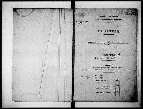 état de section