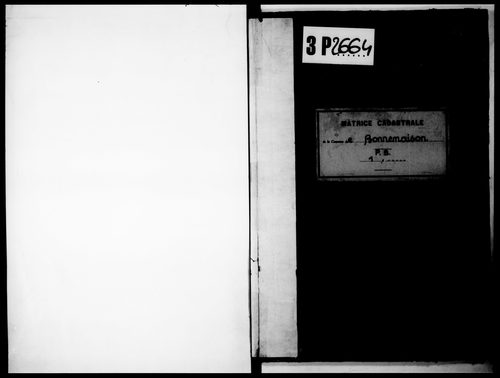 matrice cadastrale des propriétés bâties