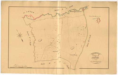 Section F2 de l'Eglise et de la Mare Sanglière