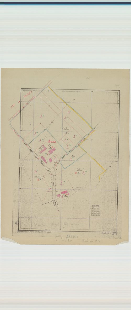 Feuille 2 avec séparation d'îlots