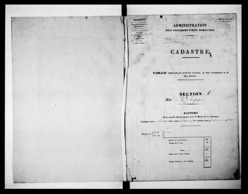 état de section (1829)