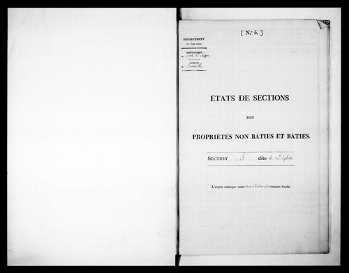 état de section