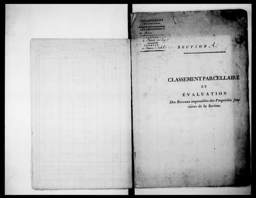 état de section