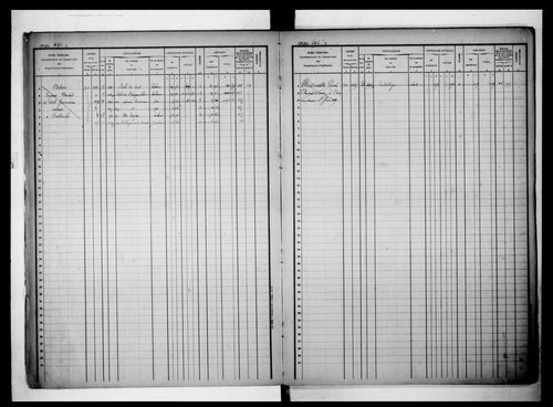 matrice cadastrale des propriétés foncières (bâties et non bâties), 1822-1913, 2e vol. (folios 480-656)