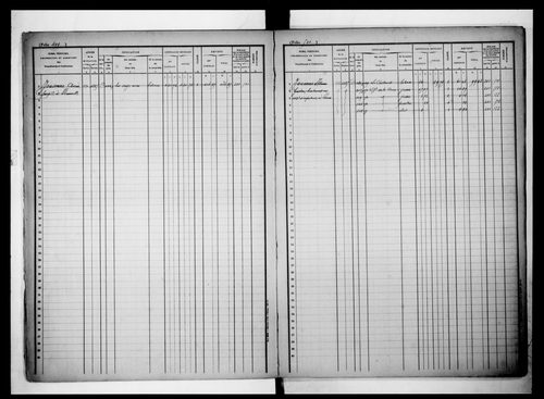 matrice cadastrale des propriétés foncières (bâties et non bâties), 1822-1913, 2e vol. (folios 480-656)